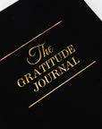 Gratitude Journal - Black cover with gold writing