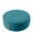 Turquoise cotton meditation cushion