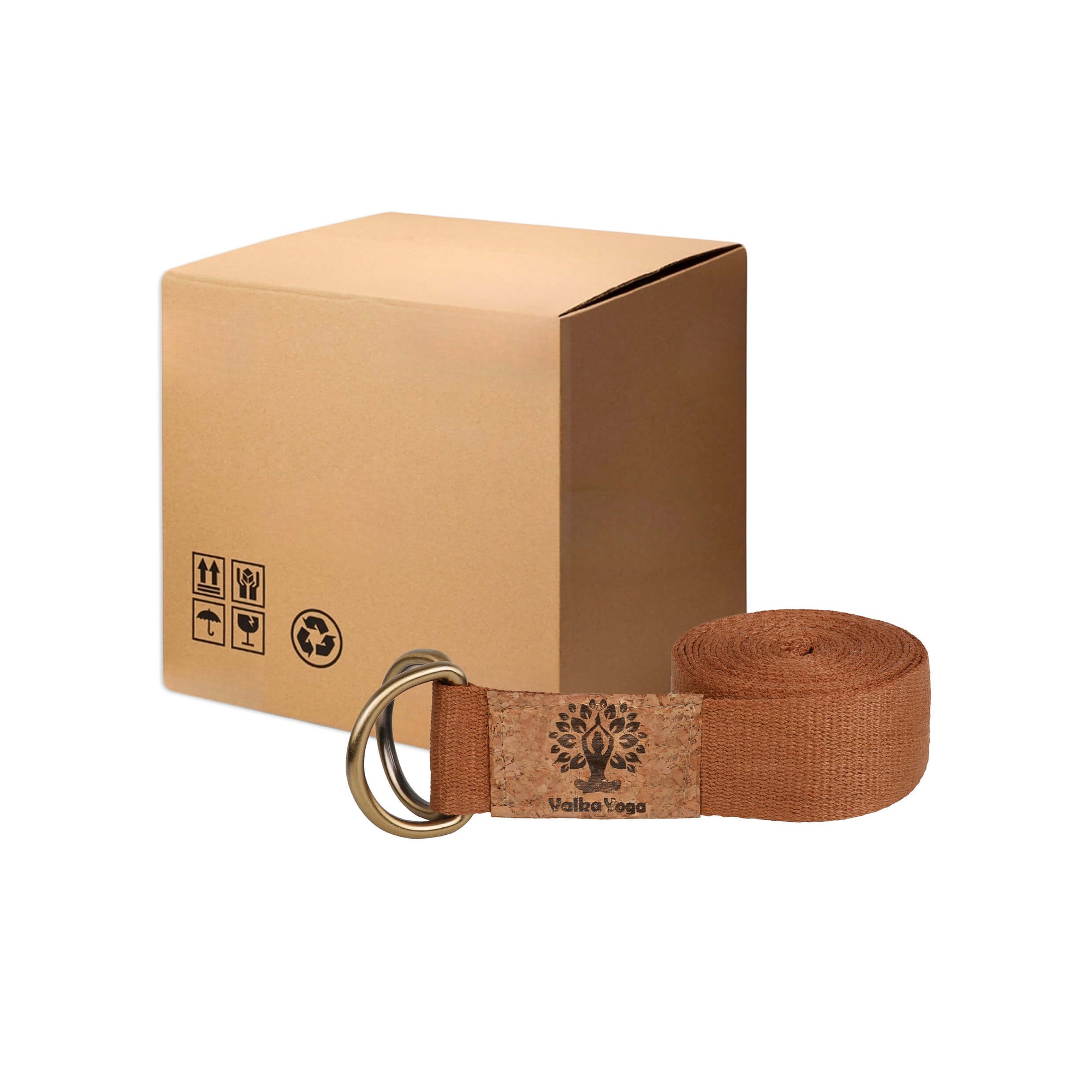 Saffron Yoga Straps Wholesale - Box of 10